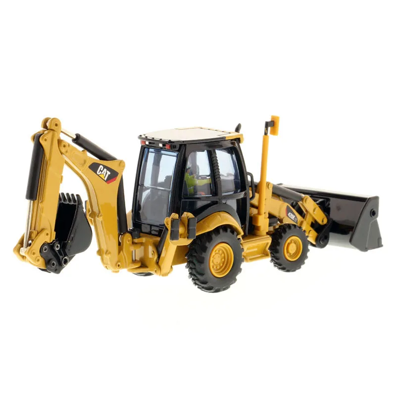 Поворотный экскаватор-погрузчик CAT420E DM-85143 1:50 с игрушечным рабочим инструментом -