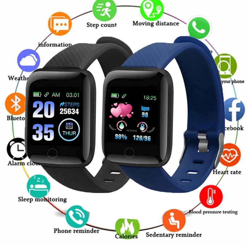 2019 D13 Смарт часы для мужчин и женщин Android Apple Phone водонепроницаемый трекер