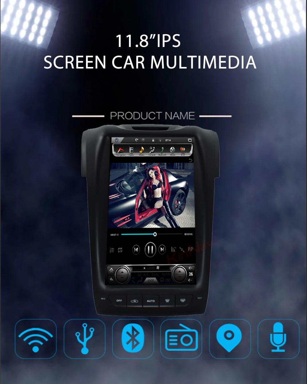 KiriNavi 11," Android 8,1 автомобильный Радио Мультимедиа gps навигация для Chevrolet S10 Colorado Trailblazer Isuzu D max автомобильный dvd-плеер