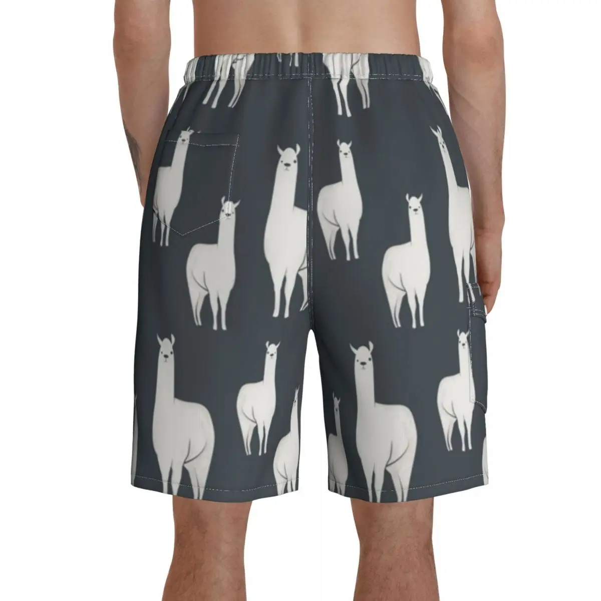 

Animal Board Shorts Polyester Swimming Trunks Bathing Pattern Men Swim Trunks