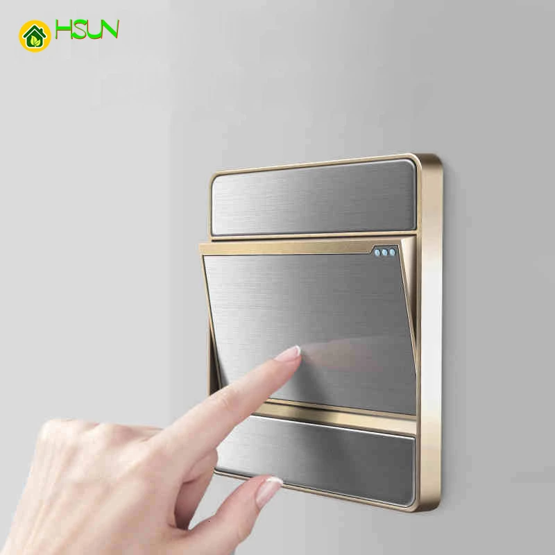 Бытовой матовый переключатель розетка панель 5 отверстий USB 16А кондиционер 1