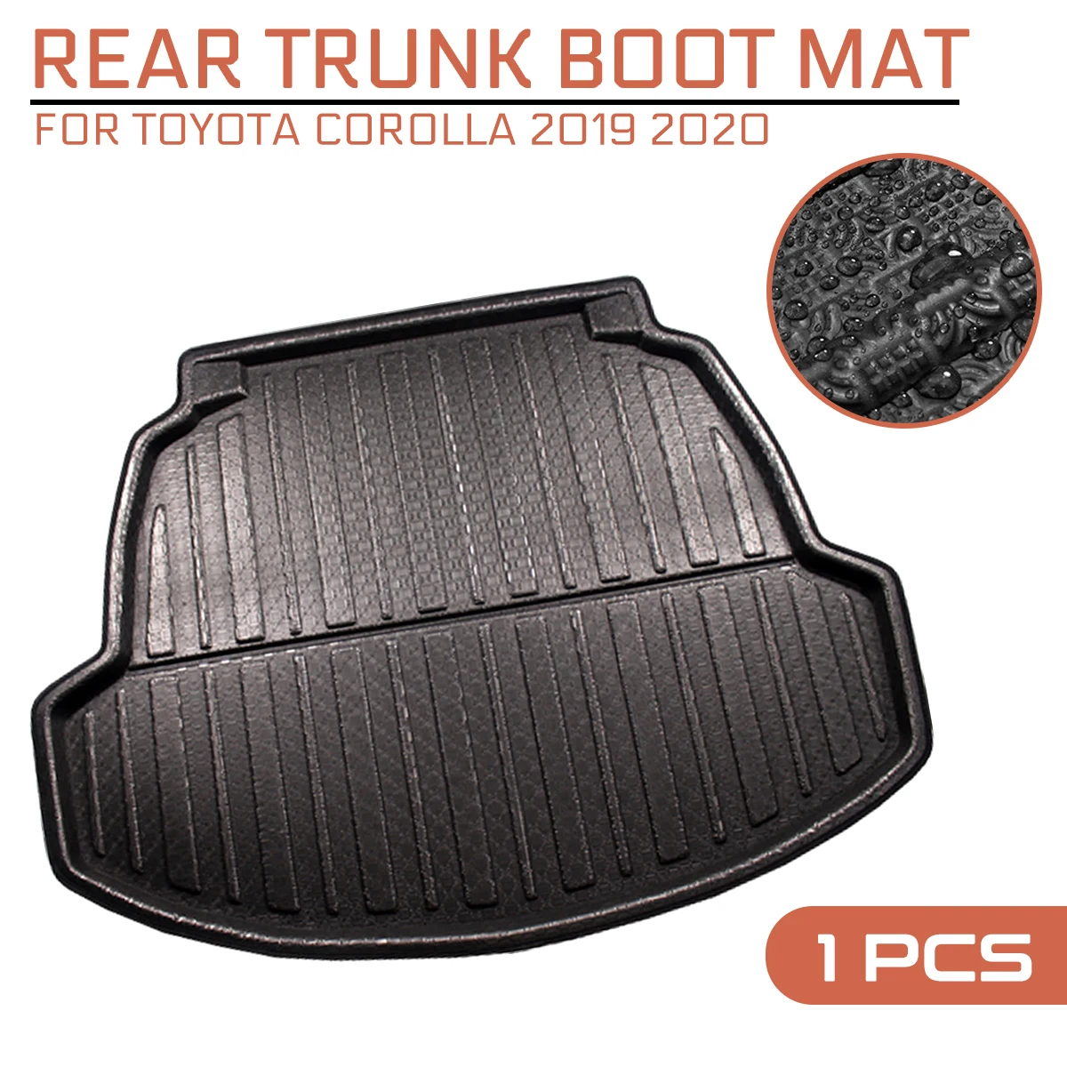 Автомобильный напольный коврик задний багажник противогрязевой чехол ковер для