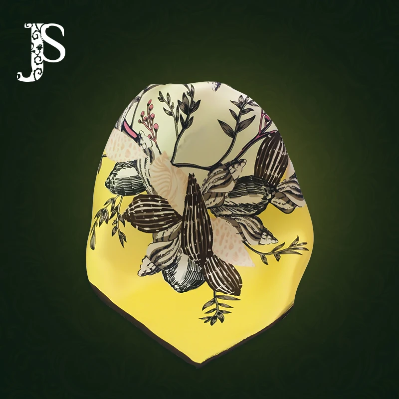 Простой шелковый носовой платок JS Xiangxiu для мужчин и женщин маленький квадратный