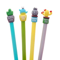 1pc kawaii succulent cactus potted gel pen cartoon office school korean stationery school supplies accessories
