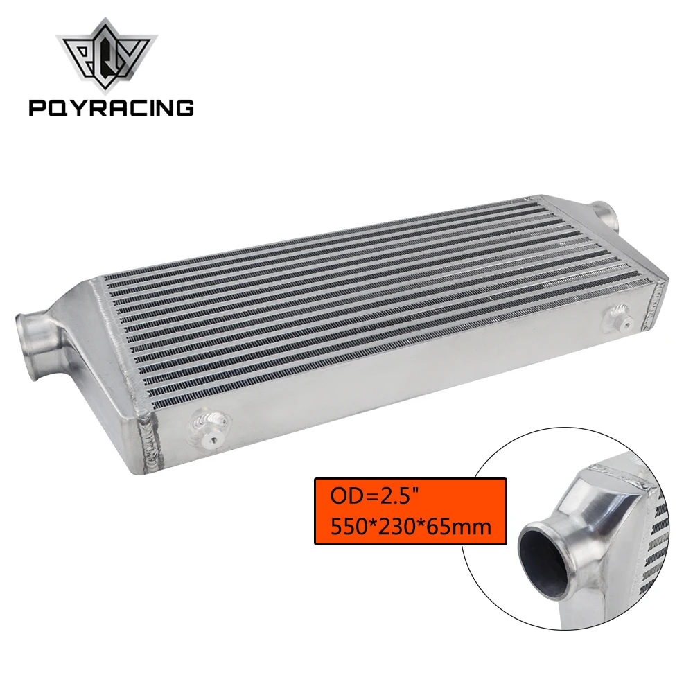 

PQY - Front Mount intercooler 550*230*65mm Universal Turbo Intercooler bar&plate OD=2.5" PQY-IN813-25