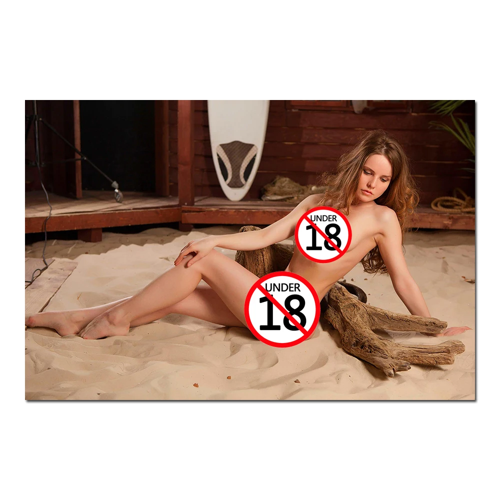 

Красивая молодая девушка горячая модель модная фотокартина Современная Настенная картина для спальни ванной Декор