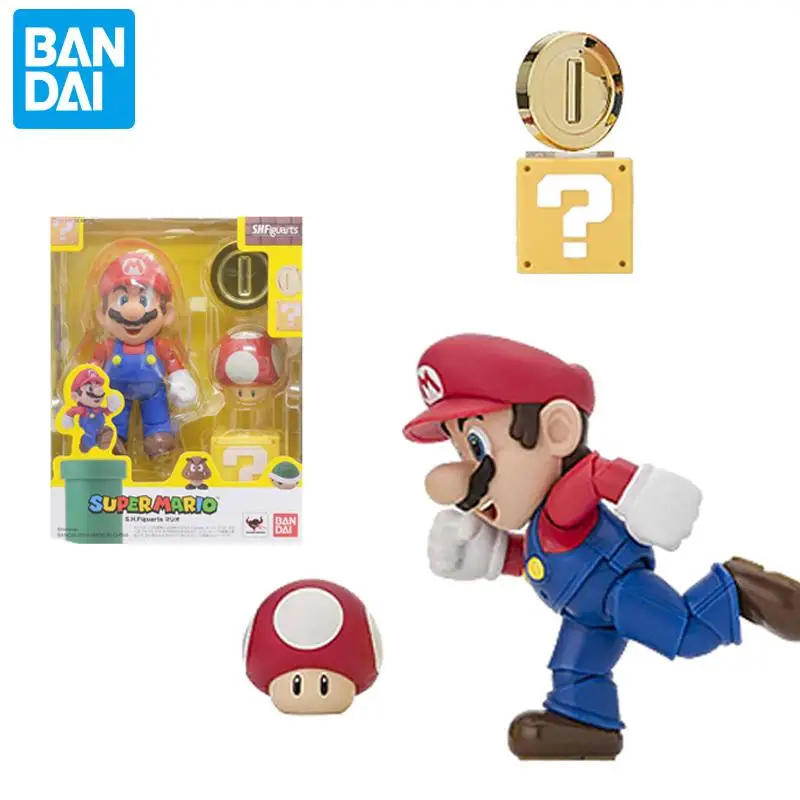 

Bandai Shf Super Mario Bros Luigi Bowser Boss Yoshi Action Figure Pvc Model Scene Accessory Package Big Collection for Boys Gift