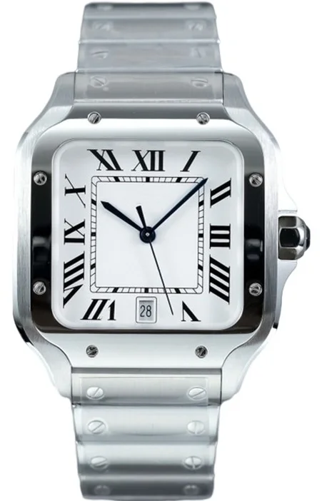 

Высококачественные мужские часы, золотые, белые, синие автоматические механические часы из нержавеющей стали с сапфировым стеклом