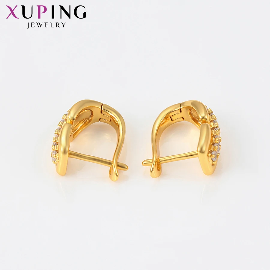 Xuping серьги в европейском и американском стиле элегантные обручи для женщин