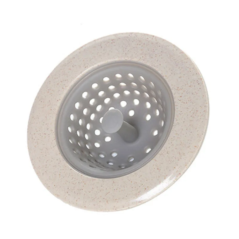 

wholesale 50pcs Silicone Sink Strainer Waste Plug Sink filter Waste Collector Colanders & Strainers for resaler