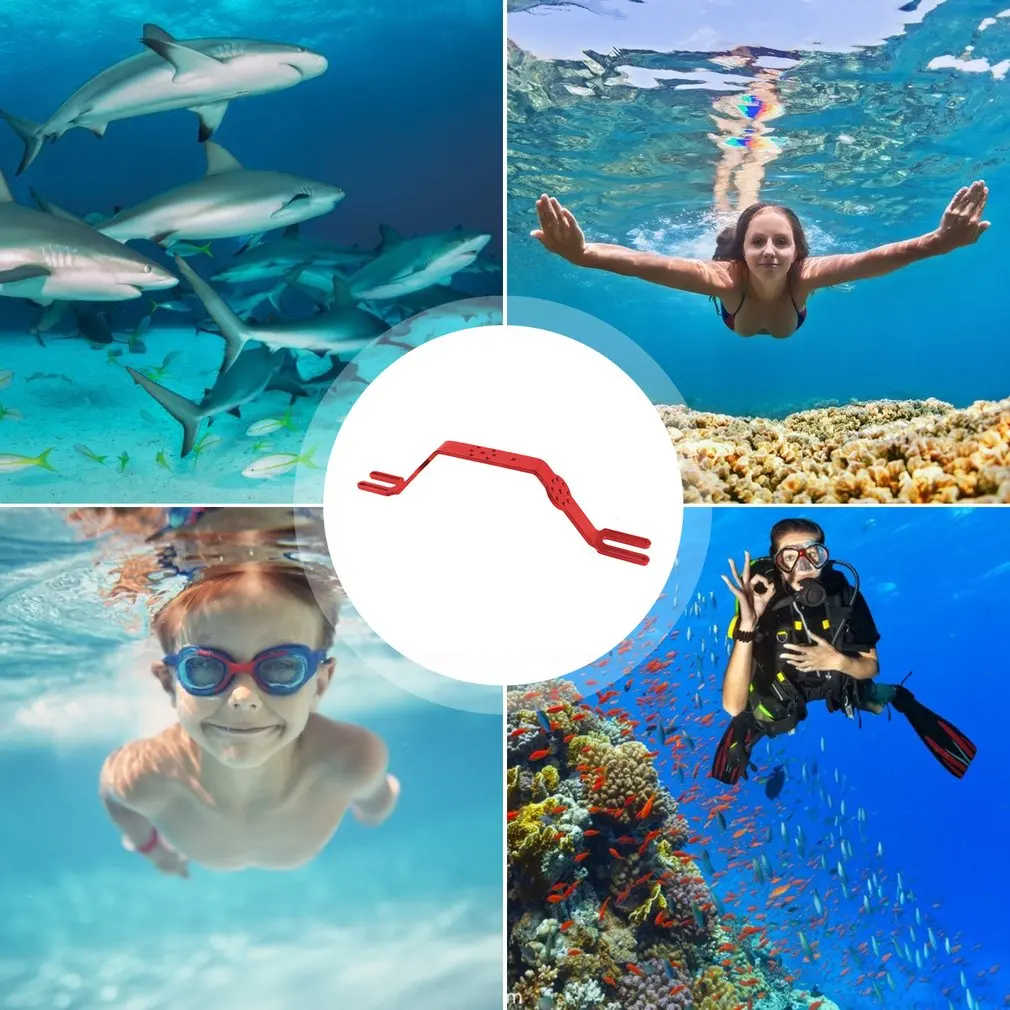 

Aluminum Alloy Diving Photography Stand Dual Handheld Bracket Portable Handle Grip Diving Holder