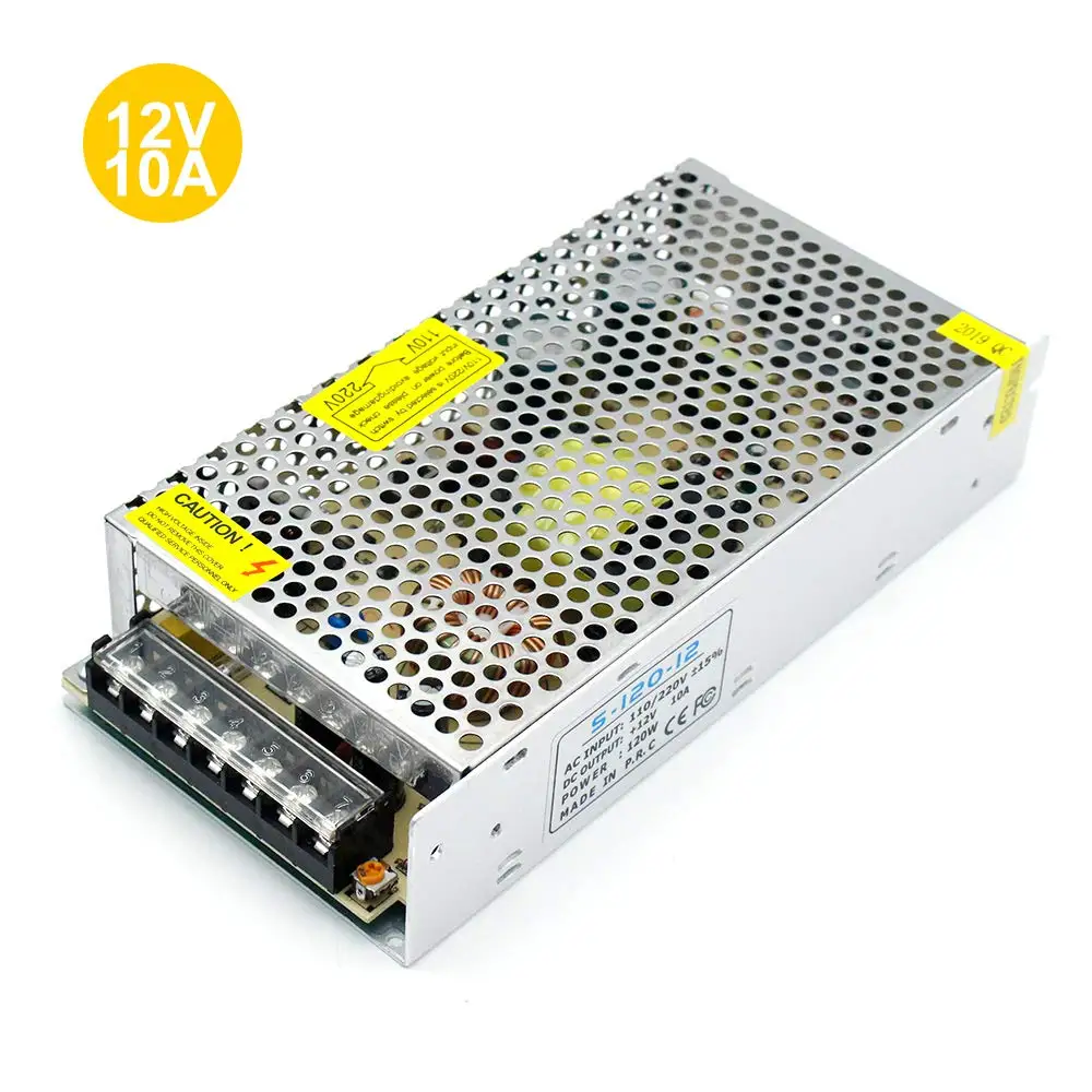 DC12V Питание блок Светодиодный светильник преобразования 1A 2A 3A 5A 10A 30A металлический чехол AC85-265V переключения драйвера для светильник ing трансфомеры CCTV