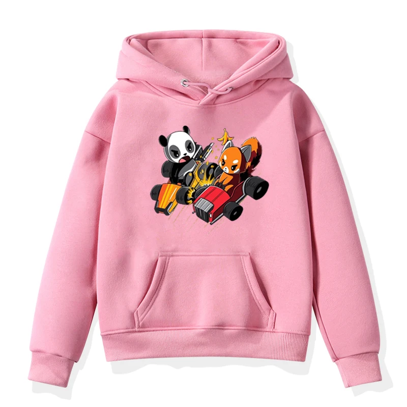 Hoodies 11 Детский свитер с принтом панды; зимняя одежда для маленьких девочек; Детские свитшоты; модные милые детские пальто с длинными рукавами и принтом животных - Цвет: Hoodies 11
