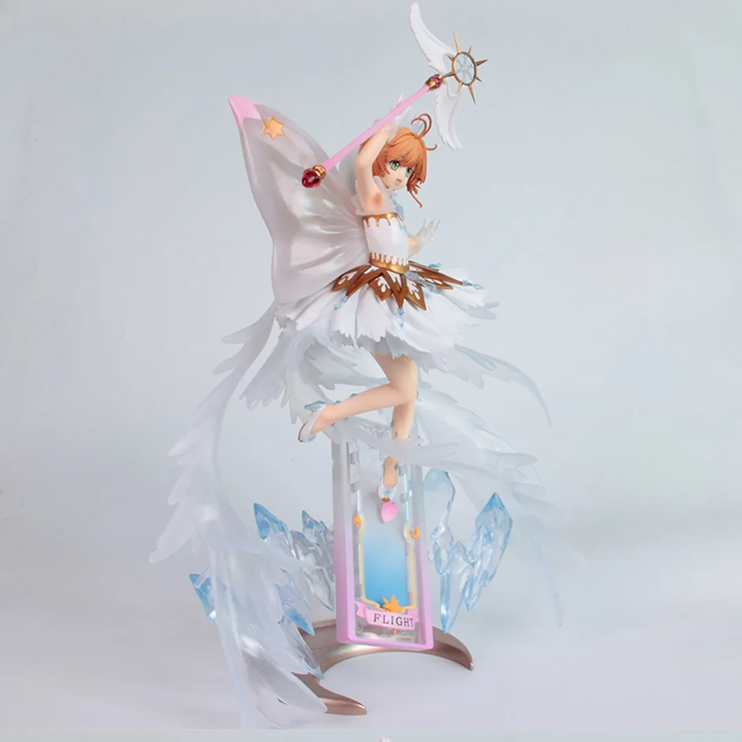 

Card Captor Sakura Sexy Figure Kinomoto Sakura Sexy Anime Figure Clear Card Hello Brand New World Anime Action Figure Toys 35cm