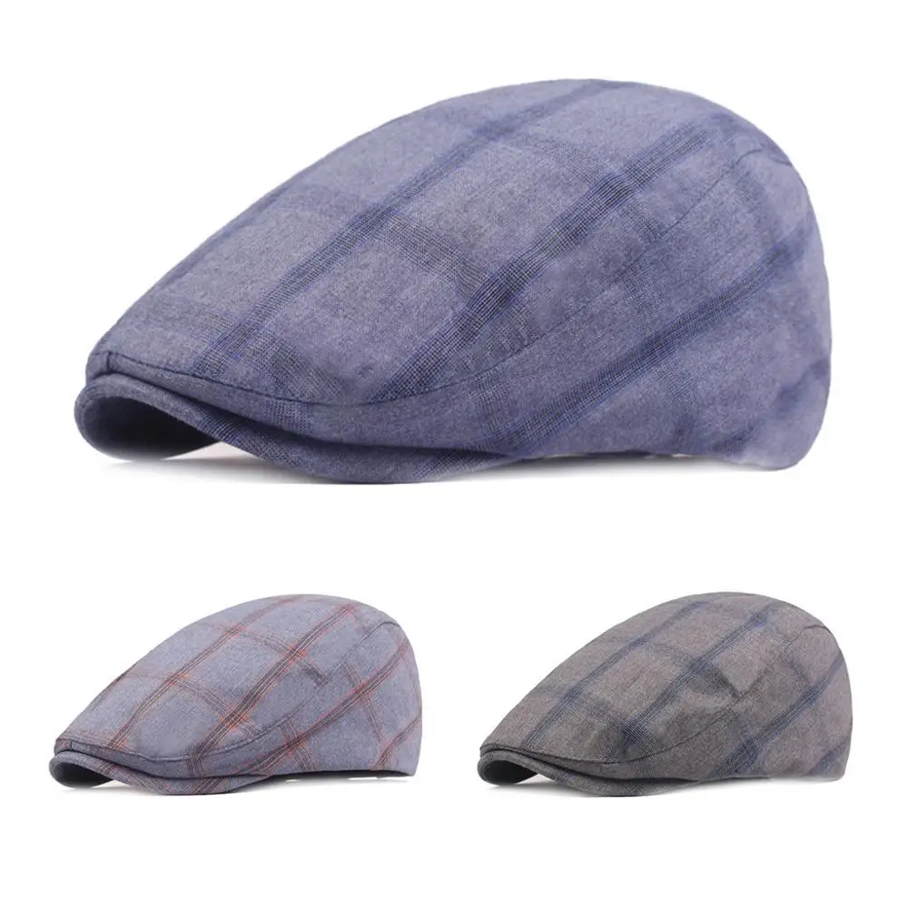 Унисекс зимний мужской женский берет в стиле винтаж шляпа плоские шапки Бейкер