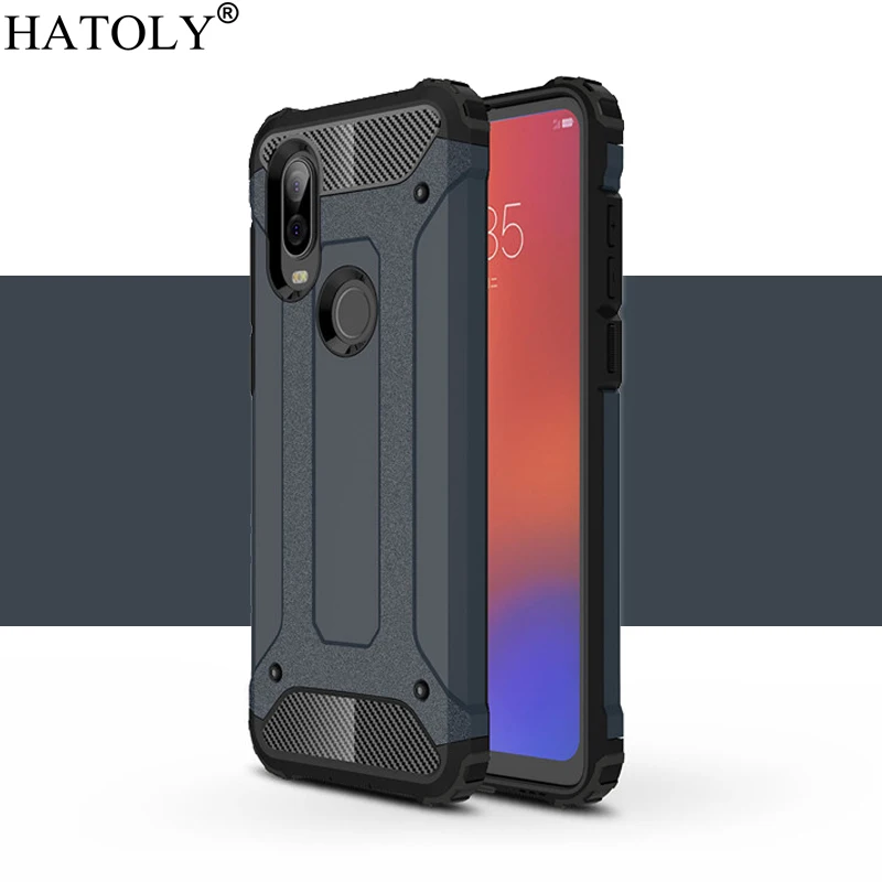 Чехол для Motorola One Vision противоударный Прочный чехол Moto силиконовый чехол-бампер