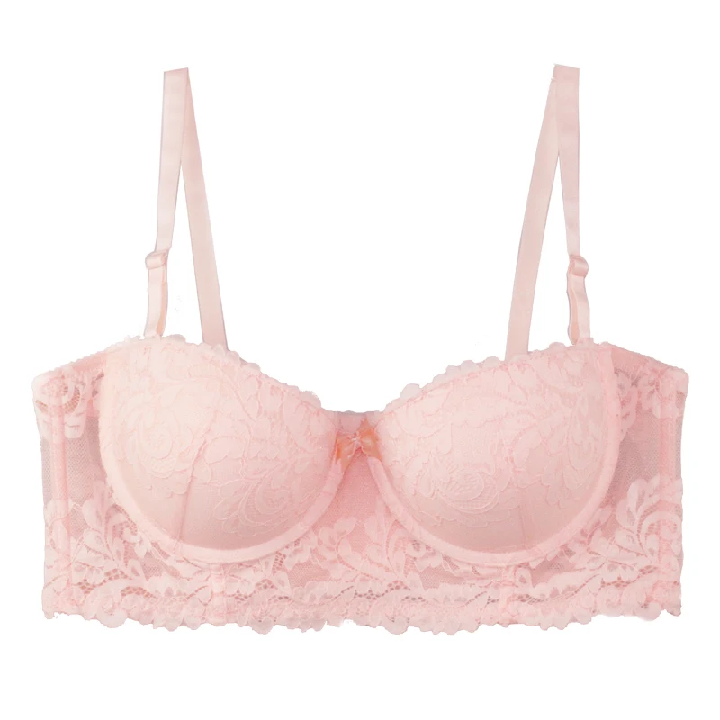 Женский бюстгальтер с чашкой 1/2 нижнее белье на косточках для женщин кружевные