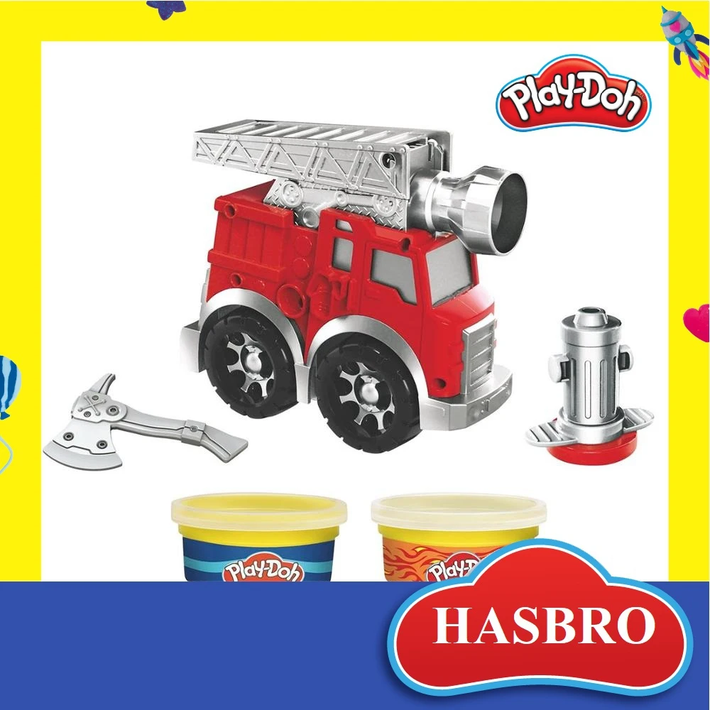 Набор игровой для лепки Play-Doh Пожарная машина мини F06495L0 | Игрушки и хобби
