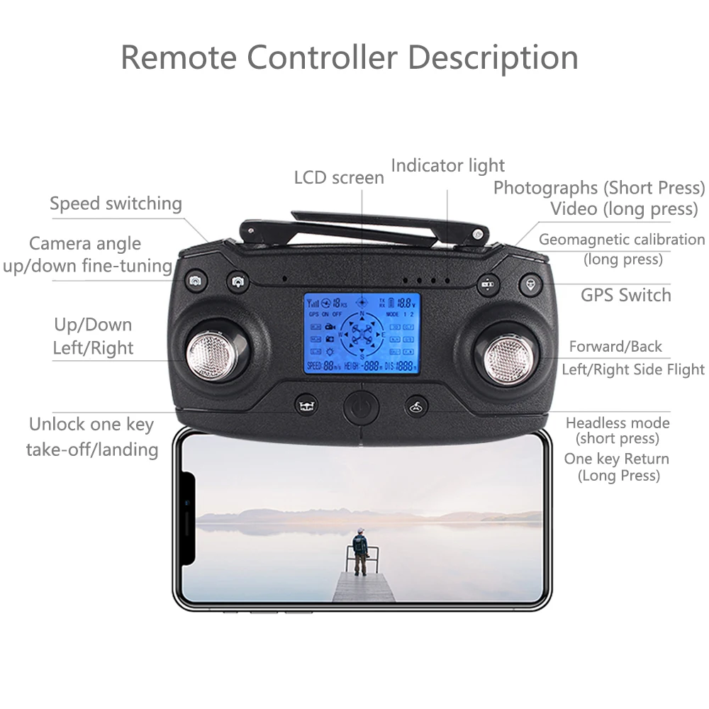 VS SJRC F11 бесщеточный складной gps wifi FPV RC Квадрокоптер 4K Ультра HD камера Оптическое положение потока Дрон следи за мной Avion