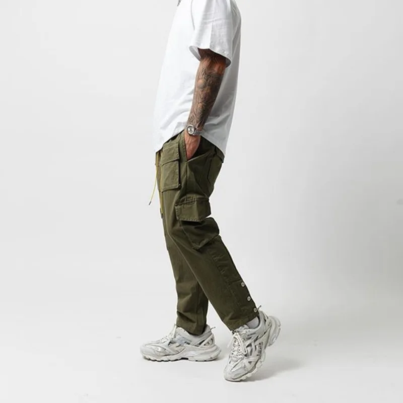 

Streetwear Jogger Men's Pants 2021 New Men's Casual Multi-pocket Overalls Fashion Outdoor Mountaineering Military Sweatpants