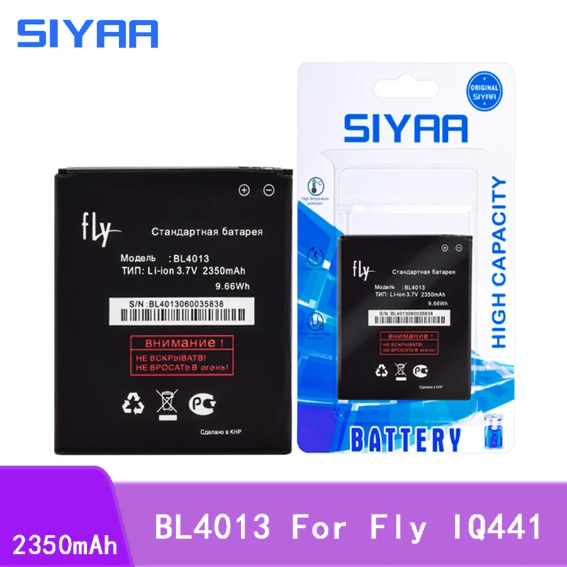 Сменная батарея BL4013 BL 4013 для сотового телефона Fly Repalcement, батареи для FLY IQ441 2350 мАч, высокая емкость, лучшее качество