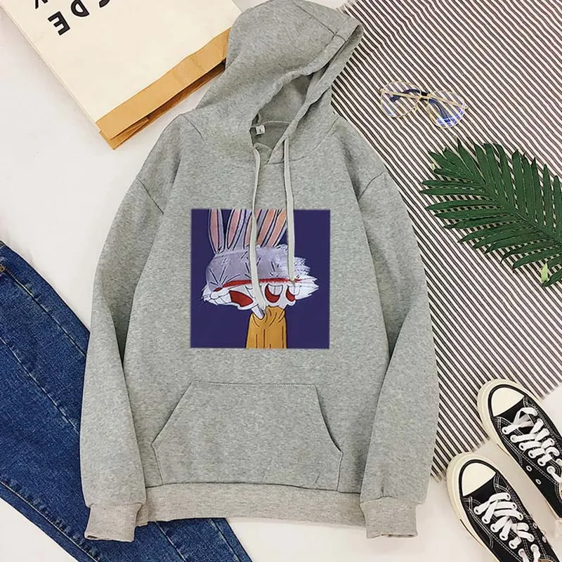 Gray Теплые свободные bf ветер личности tide ins пальто реальный удар осень и зима плюс sise Harajuku с капюшоном Одежда Женская Корейская - Цвет: Gray