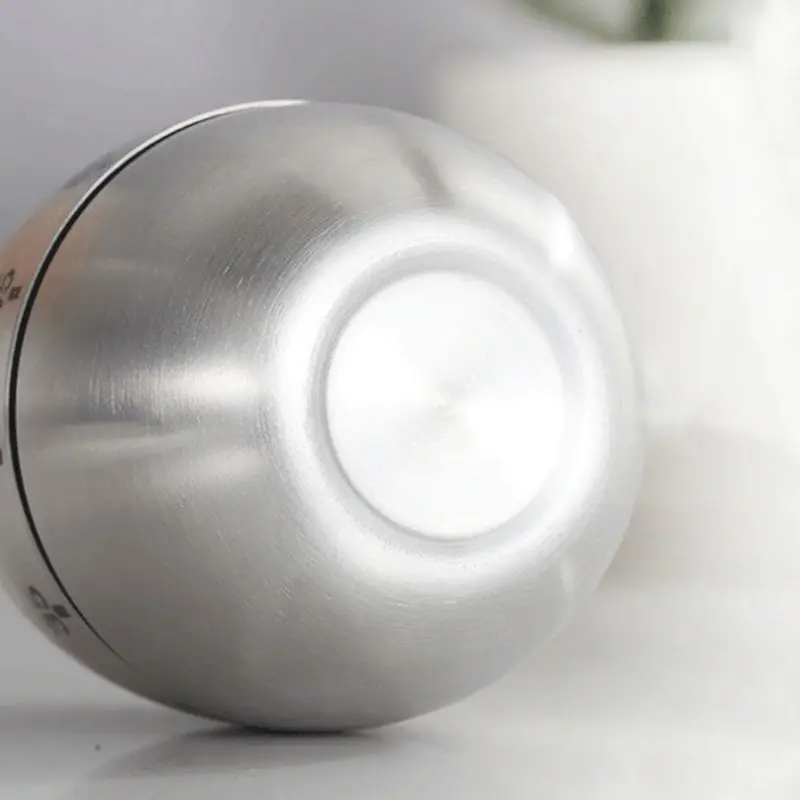 

Kitchen timer stainless steel cooking eggs 60 minutes mechanical alarm clock baking cooking tools countdown time management