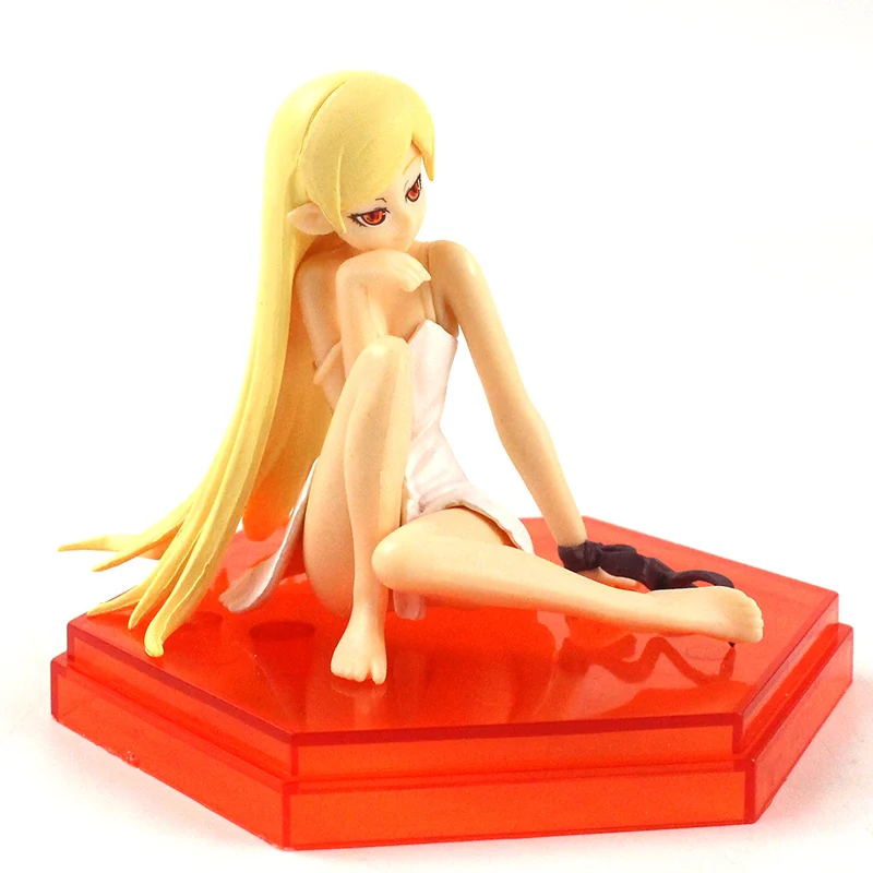 Аниме Kizumonogatari Oshino Shinobu Monogatari Nisemonogatari Bakemonogatari сексуальные девушки ПВХ фигурка