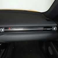 for toyota gr supra a90 2019 2022 car dashboard co pilot central control decorative stickers trim carbon fiber car accessories
