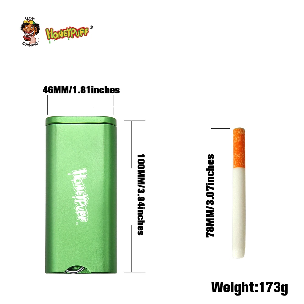 COURNOT магнитный Алюминиевый табак Dugout с керамической битой один керамический htter +