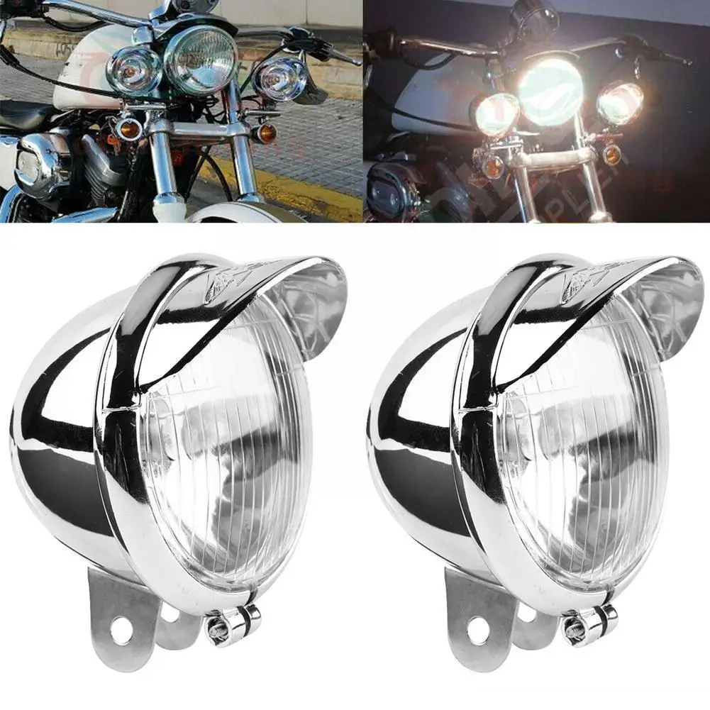 

DC 12V Motorcycle Driving Spot Fog Light Bar Universal Auxiliary Motorcycle Retro Light Light Motorbike Bullet Fog Headligh F0X7