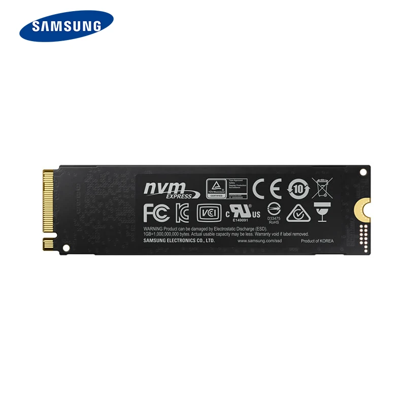 Samsung 970 EVO Plus SSD 250GB NVMe M.2 2280 SSD 500 ГБ 1 ТБ M.2 Внутренний твердотельный накопитель TLC SSD PCIe 3,0x4 NVMe 1,3 ноутбук