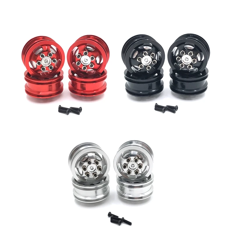 

Metal Wheel Rim Hub for WPL C14 C24 C34 B14 B24 Q61 Q62 4X4 4WD 1/16 RC Truck Car Upgrade Accessories Parts
