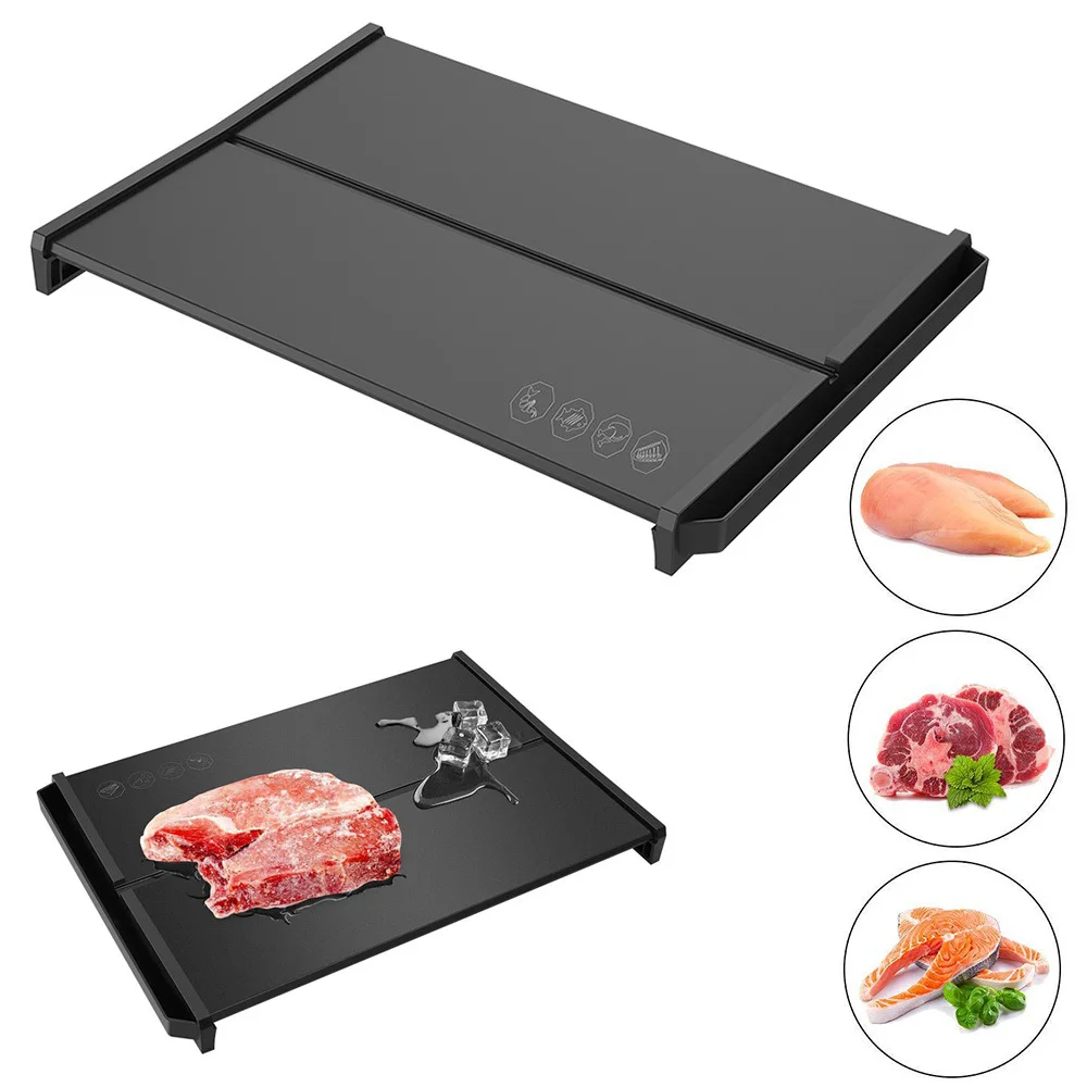 PlatMeat волшебный лоток для разморозки металлической пластины безопасный Быстрый