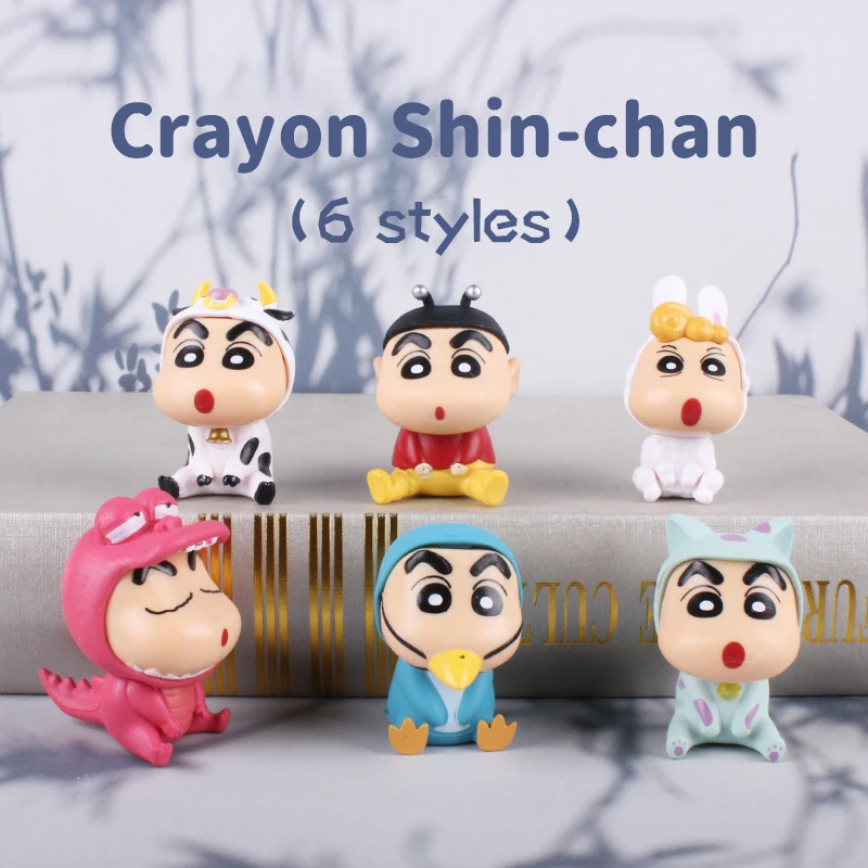 3pcs//Set 10cm Cosplay Crayon Shin-chan Plush Toys Pendant Bag Accessories Collection Toy APcjerp