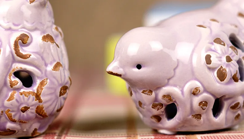 2 шт./лот креативные скандинавские керамические фигурки птиц модель с животными