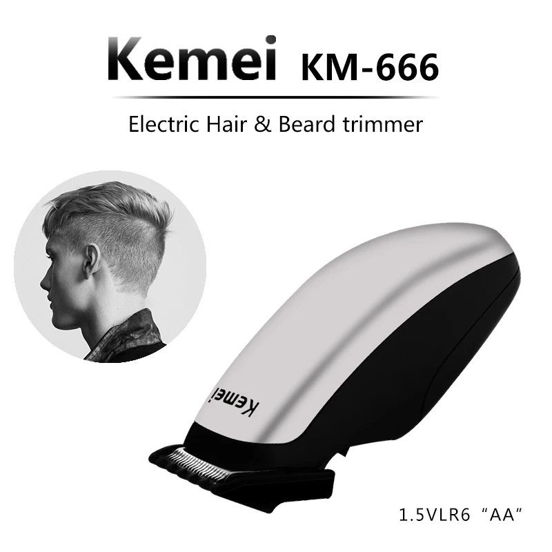 Мини машинка для стрижки волос Kemei KM 666 мини триммер бороды бритва мужчин стильный