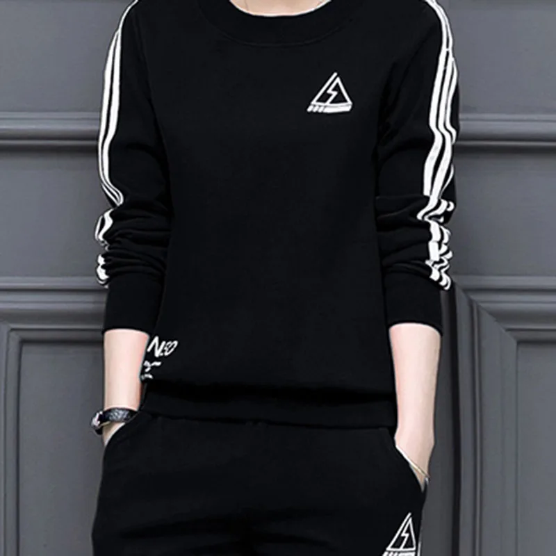 

2 piece sets womens outfits clothes for women 2020 ladies long sleeve korean two piece set top and pants lounge wear set woman