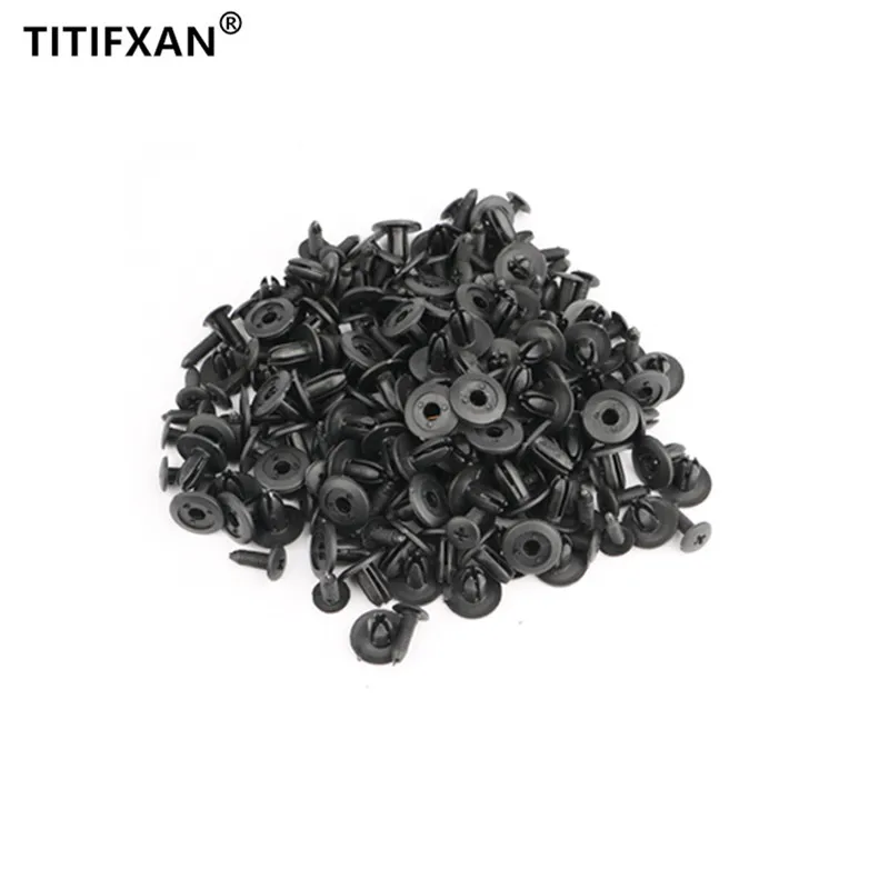 100 шт. 6 мм Автомобильный пластиковый крепеж с заклепками Фиксатор Зажим для suzuki sx4