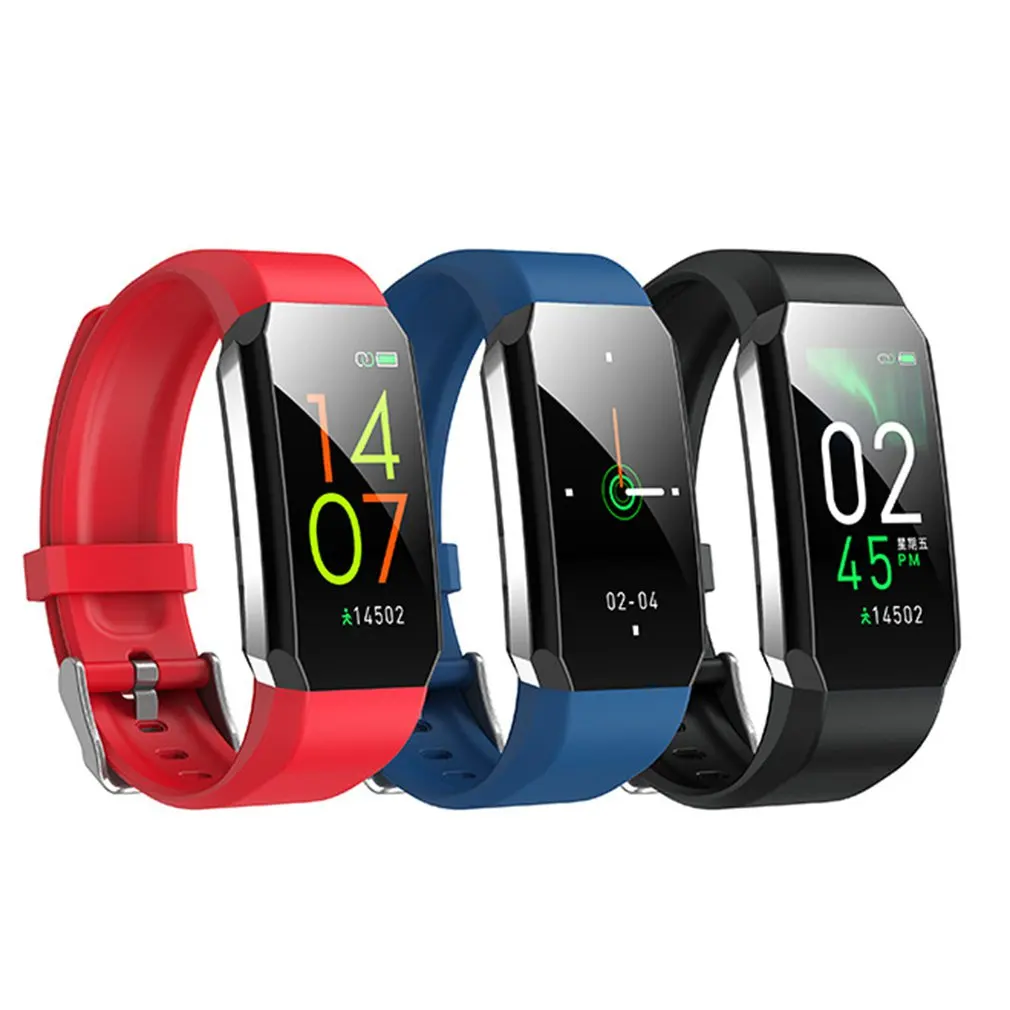 

2021 Smart Watch Bracelet Body Thermometer Fitness Bracelet Waterproof Sport Smart Band Watches For Men Women