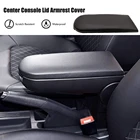 Универсальный прочный кожаный автомобильный центральный подлокотник для консоли, защитный чехол для VW Bora Polo, автомобильные аксессуары