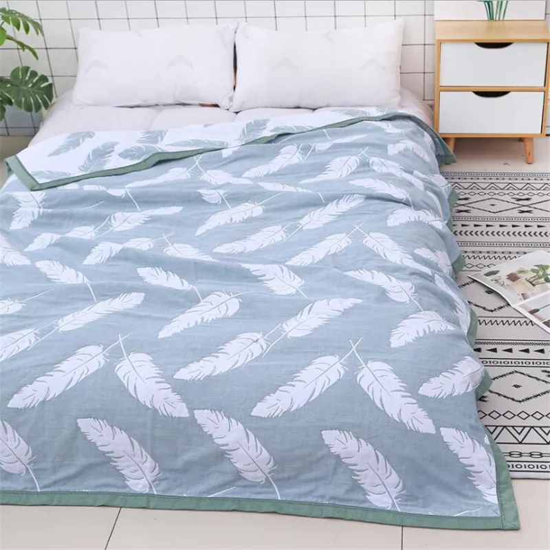 Muti-use детское одеяло из чистого хлопка для взрослых и детей постарше трехслойное