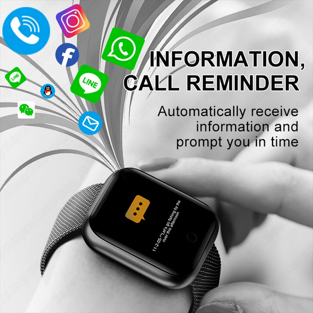Смарт-часы I5 мужские для женщин часы фитнес-Браслет Android женские | Электроника