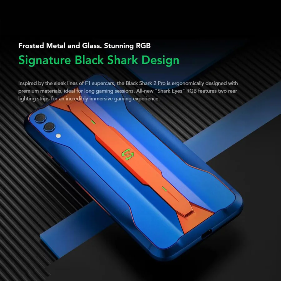 Глобальная версия Xiaomi Black Shark 2 Pro Game мобильный телефон с двумя sim картами 6 39 &quot8 ГБ