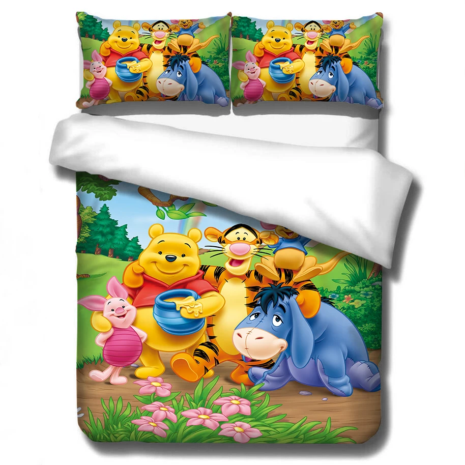 Домашний текстиль 3D Медведь постельные принадлежности набор детей мультфильм
