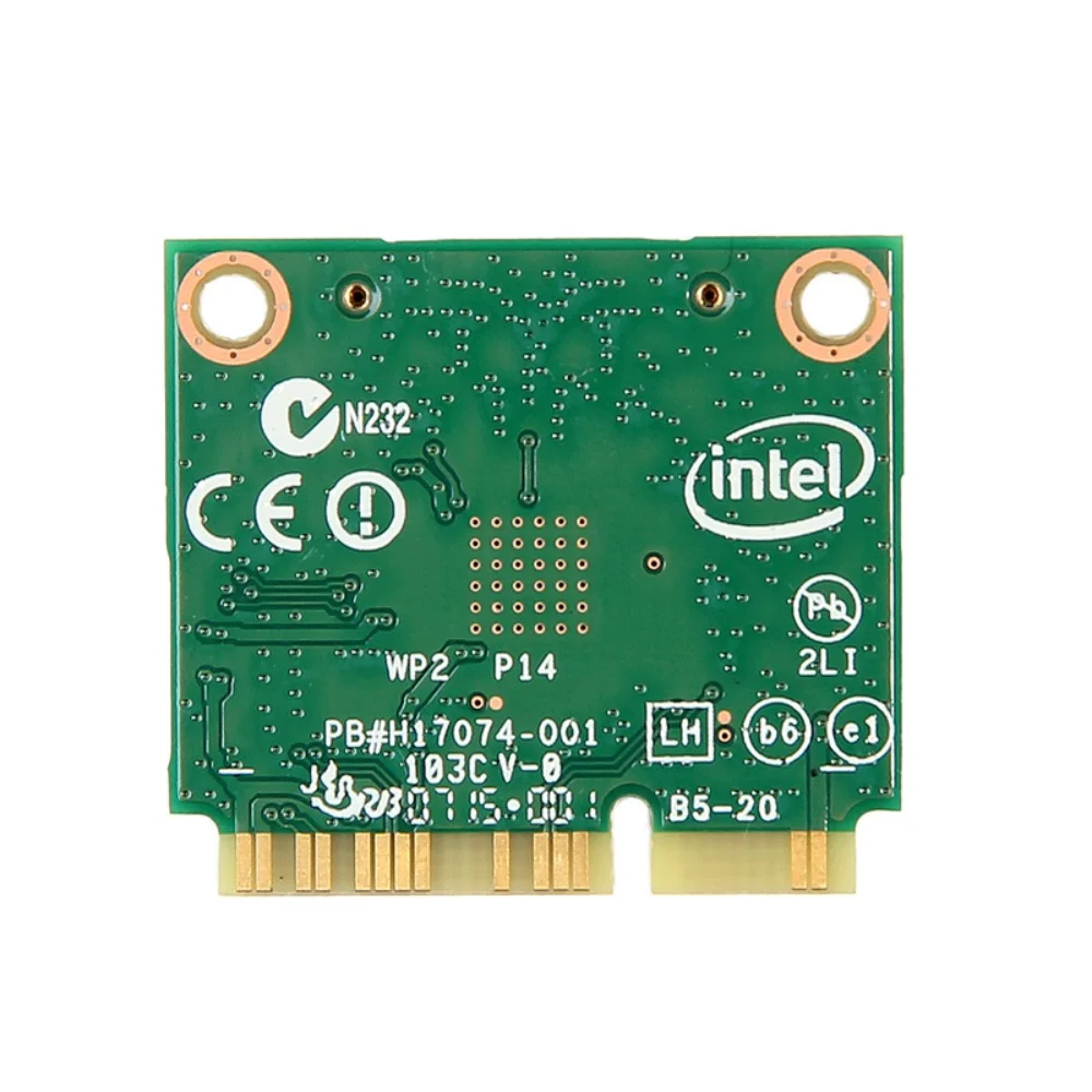 EDUP 1200 Мбит/с PCIE Wi Fi адаптер Dual Band Intel 2 4 ГГц/5G 7260 HMW синий зуб 0 Беспроводной мини PCI