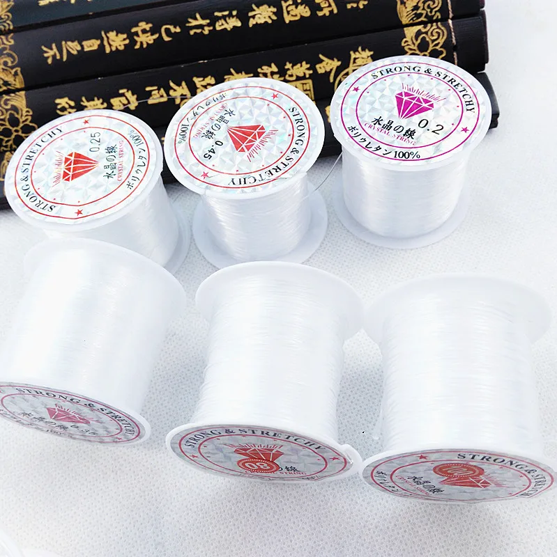 Нейлоновая Леска не эластичная нитка для бисероплетения нерастягивающаяся