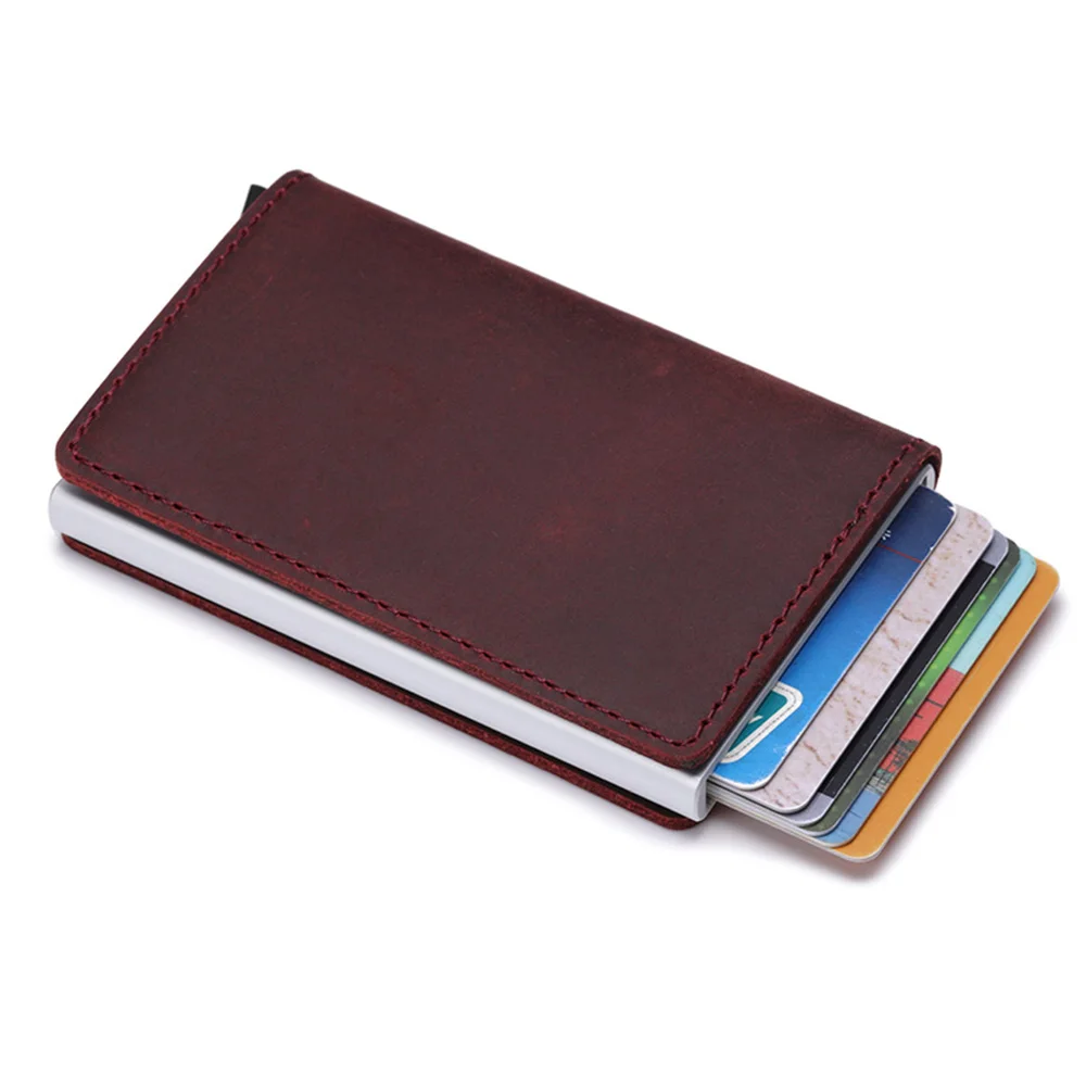 Держатель для банковской кредитной карты стикер кошелек мини тонкий Rfid мужской