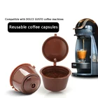 Многоразовый фильтр для кофейных капсул, 3 шт., для всех моделей Dolce Gusto, Универсальный фильтр для кофейных капсул, чашка, кухонная кофейная посуда