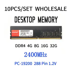10pcsset ddr4 4gb 8gb 16gb memoria ram 2133 2400 2666mhz memory desktop dimm factory direct sales free global shipping
